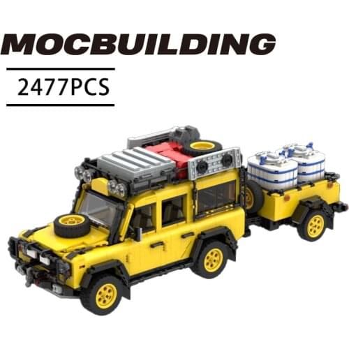 2477PCS MOC Building Blocks Kids Building Off-Road Vehicle SUV Building Blocks City Car Creator Ideas Parts Toys Birthday Gifts