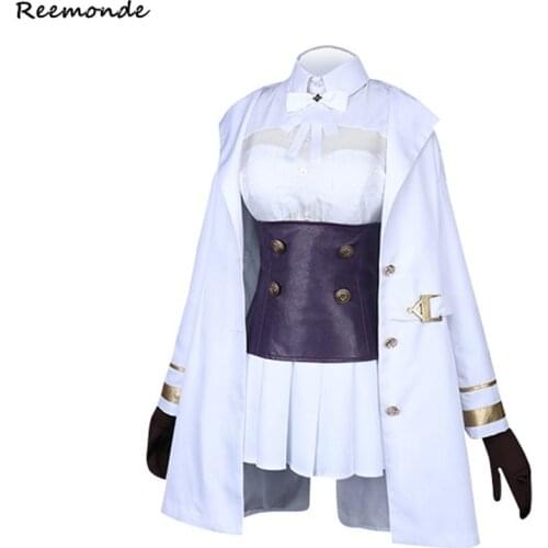 Game Azur Lane IJN Azuma Cosplay Costume Azuma 57 White Jackets Skirt Suit Synthetic Wigs Hair Party Adult Woman Girls Uniform