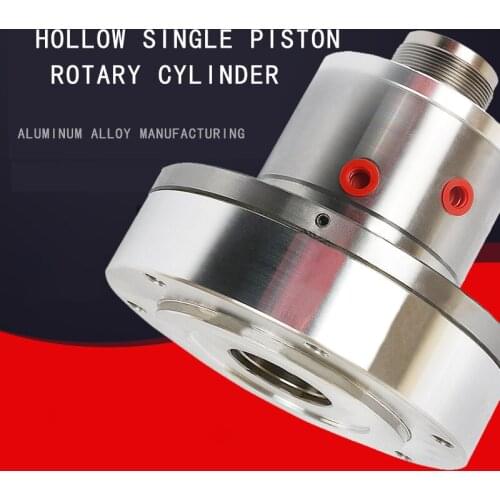 KQ-150B RQ-150BPneumatic hydraulic chuck hollow double piston high speed rotary cylinder