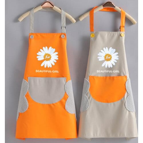 Kitchen Aprons Household for Wipeable Waterproof Oil-Proof Tablier Cuisine Femme Baking Accessories Cookingt