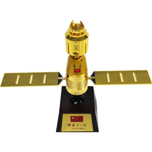 1/80 Scale Shenzhou 11 spacecraft model alloy metal space ship satellite long march rocket model