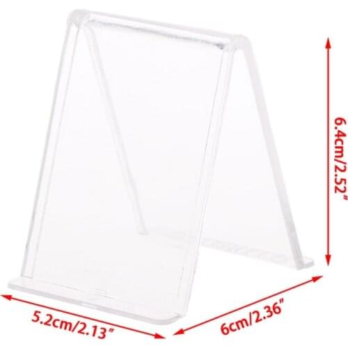 Multifunction Acrylic Shoes Display Stand V Shape Shoe Rack Shelf Holder Shop HX6D