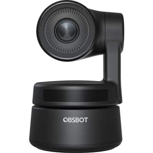 OBSBOT Tiny AI-Powered PTZ Webcam 1080p，Full HD 1080p Video Conferencing, Recording and Streaming - Black