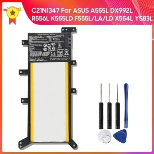 Genuine Laptop Battery C21N1347 for ASUS VM590L W519L VM510L FL5600L FL5800L W509L X554L FL5500L DX992L 5070mAh Original Battery