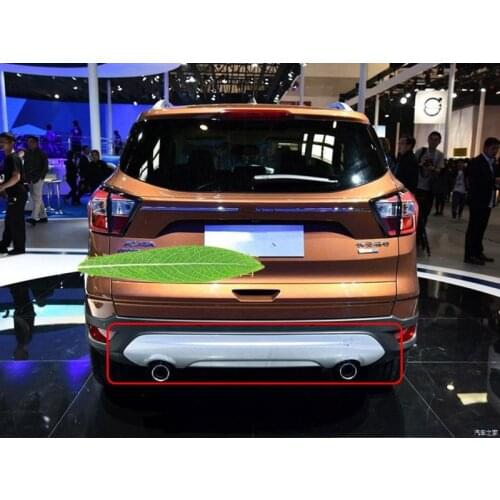 ABS Front + Rear Bumper Diffuser Bumpers Lip Protector Guard Baffle spoiler For Ford KUGA 2013 2014 2015 2016 Car styling