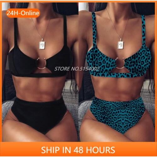 Sexy Women Bikinis Ring Bikini Push-Up Padded Swimwear Women Swimsuit Beachwear Set Bikini 2020