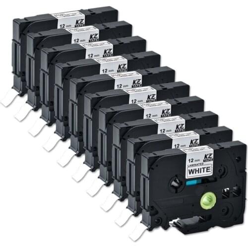 12mm Tze Tape Tze231 Compatible for Brother Label Printer Tze-231 Tze 231 P-touch Label Maker 12mm*8m Black on White