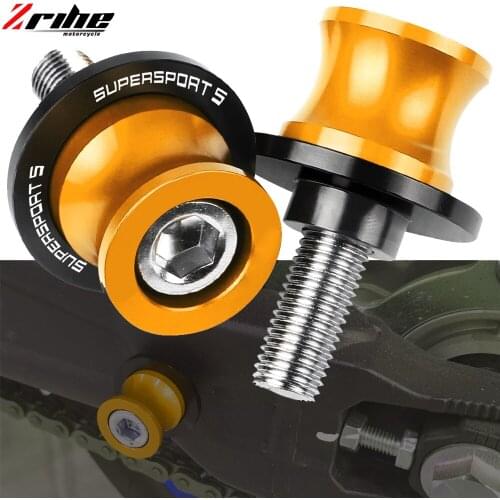 Motorcycle Universal Accessories 6MM 8MM 10MM Aluminum Swingarm Spools Slider For Ducati SUPERSPORTS SUPER SPORTS 2017 2018 2019