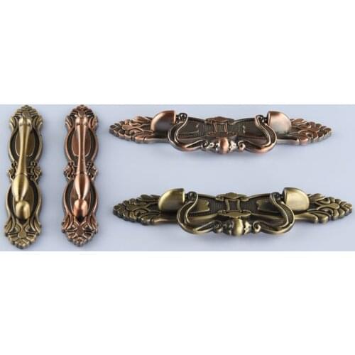 64mm 96mm door vintage retro handles European bronze color zinc alloy cabinet pulls wardrobe cupboard drawer furniture handle