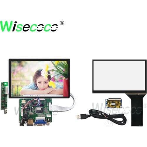 Wisecoco 7 inch IPS touch LCD 1280*800 screen for raspberry pi N070ICG-LD1 with HDMI+VGA+2AV Driver Board