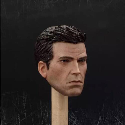 1/6 Scale Male Head Sculpt Arkham Knight Head Carved Bruce Wayne Head Model Game Ver. for 12 Inches Man Body