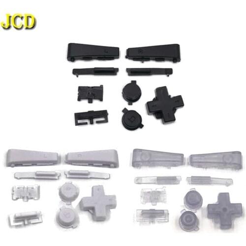 JCD 1Set Plastic Full Buttons Set Power On Off SP R L A B D-Pad Buttons For Nintend GBM Console Shell Button Keys Replacement