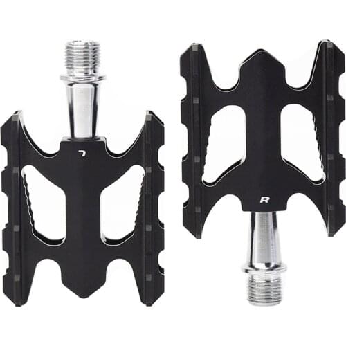 1 Pair Bike Pedal Anti-skid Lightweight Aluminum Alloy Pedals Cycling Accessories for Mountain Bike Road Bike