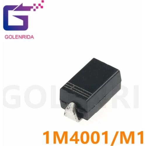 100PCS IN4001 DIODE SMA M1 1N4001 SMD 1A 50V Rectifier Diode