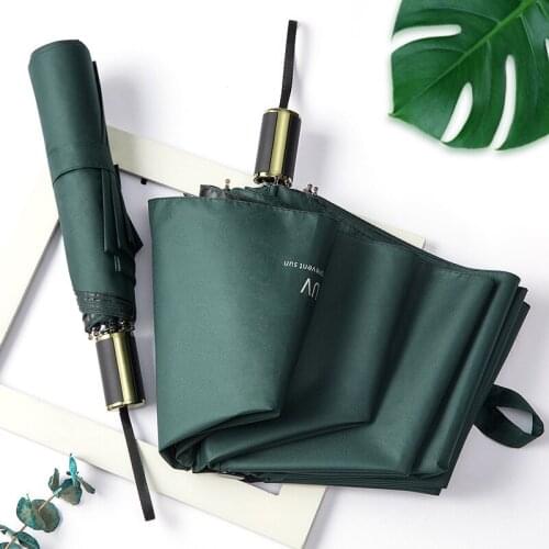 2019 Hot Sale Umbrella Rain Women Folding Rain Windproof Umbrella Anti-UV Sun/Rain Umbrella Female Gift Girls Travel Parasol