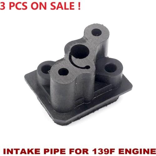 3 pcs/lot Intake Manifold Pipe Carburetor insulator for HONDA GX22 GX31 139F Brush Cutter Grass Trimmer Mower Tiller Spare Parts