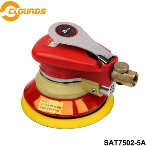 5" Heavy Type Non-Vacuum Air Sander Pneumatic Self-Vacuum Polishing Tool