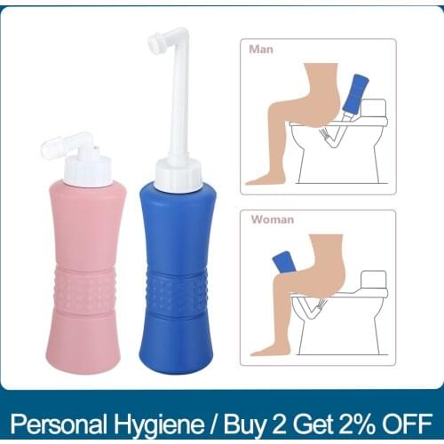 500ml Women Vaginal Clearner Men Anal Douche Enema Ass Anus Cleaning Syringe Washing Irrigator Portable Bidet Sprayer Wash