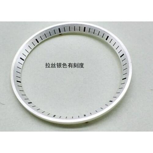 Watch Accessories Fine Re-Engraving Abalone Srp773/775/777 Series Substitute Metal Inner Shadow Ring 32.5mm