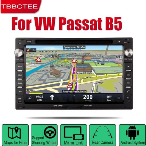 TBBCTEE Auto Radio 2 Din Android Car DVD Player For Volkswagen VW Passat B5 2000~2005 GPS Navigation BT Wifi Map Multimedia