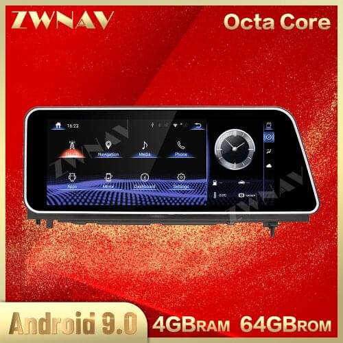 4G+64GB 12.3" Android 9.0 Car Multimedia Player For lexus RX 2016 2017 2018 car GPS Navigation WIFI Audio Radio stereo head unit