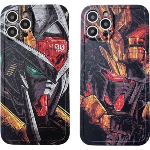 Hot Anime GUNDAM Seed DESTINY Robot Phone Case For iPhone 7 8 Plus 12 11 Pro X XS Max XR Cartoon Soft Cover