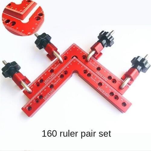 Woodworking jigsaw fixing clip 90 degree right angle positioning ruler height ruler measuring tool