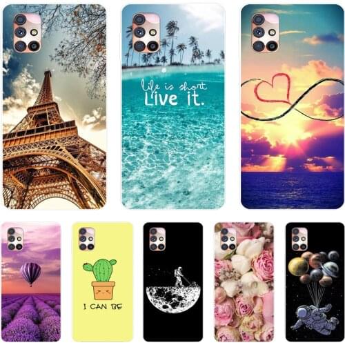 For Samsung Galaxy A21S Case A 21S Bumper Silicone TPU Soft Phone Cover For Samsung A21S A217F A21 S M51 S20 FE Cases Cartoon