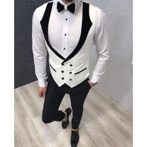 Double Breasted Fashion Wedding TPSAADE Vests Mens Waistcoat Slim Fit Groom Vests Business Suit Vest Mens Vest Formal Party