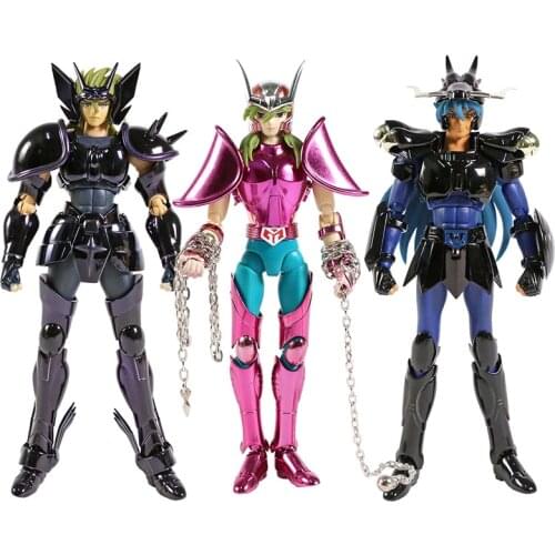 CS Model Saint Seiya Black Dragon Perseus Algol Andromeda Shun PVC+Metal Action Figure Toy