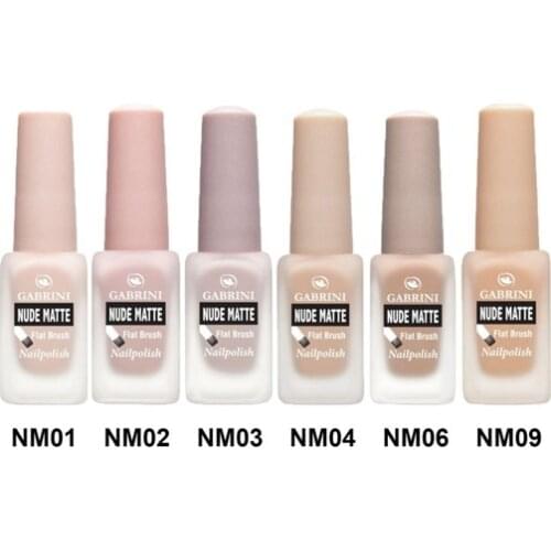 Gabrini Nude Matte Oje Seti mat renkler