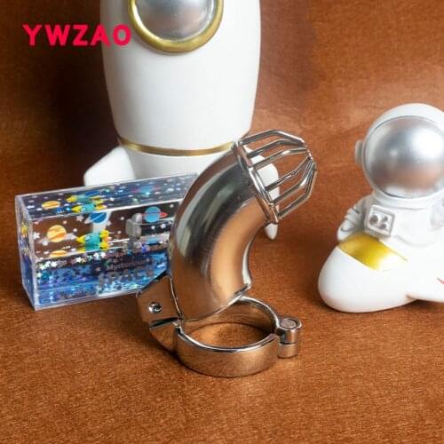 YWZAO Male Sex Toys For Men Metal Penis Bird Device Steel Chastity Cage Urethral Rings Cock Belt M04