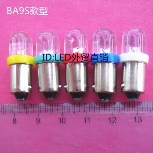 12V 24V 18V 30V button lights small BA9S lamp LED lamp bulbs