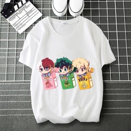 My Hero Academia Tokoyami Fumikage LOGO Printed Cool T-Shirt O-Neck Short Sleeve Modal Top Tshirt