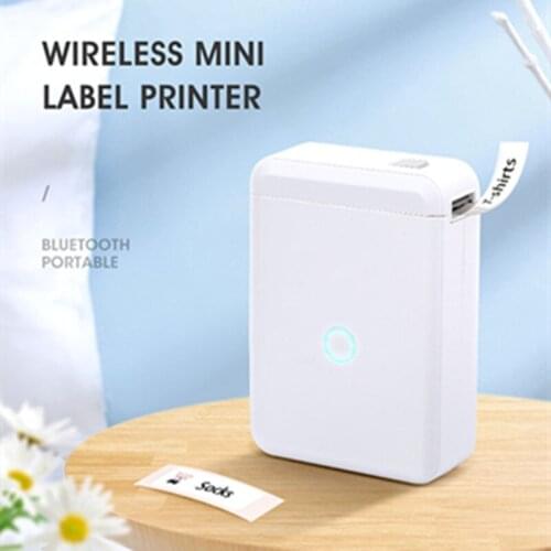 Original Niimbot D110 Label Printer Mini Wireless Printer Thermal Price Label Printer Office Pricetag Maker Printers Label Papel