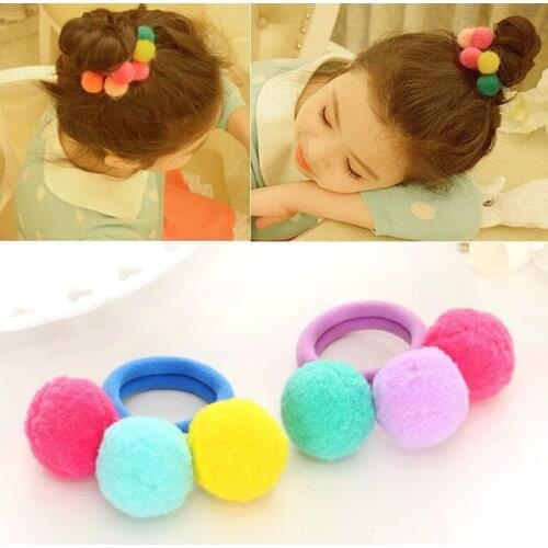 2 PCS Lovely Flower Princess Headwear Baby Headdress Girls Hair Accessories Kids Elastic Hair Bands Children Hair Ropes