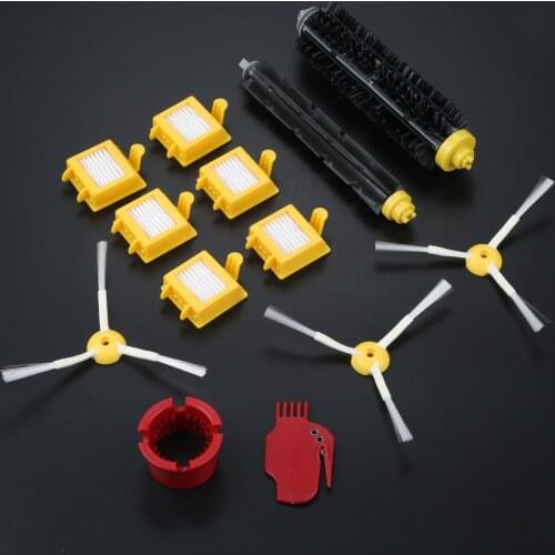 13pcs/kit Vacuum Cleaning Robots Replacement fits for Roomba 700 Series Maintenance Accessory Filters/Side Brush/Roll/Screw/Tool