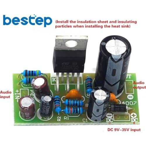 TDA2030A Electronic Audio Power Amplifier Board Mono 18W DC 9-24V DIY Kit