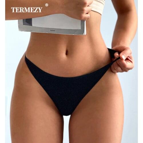 TERMEZY Cotton Panties Female Underpants Sexy Panties For Women Briefs Underwear M L Size Pantys Breathable Lingerie 5 Color