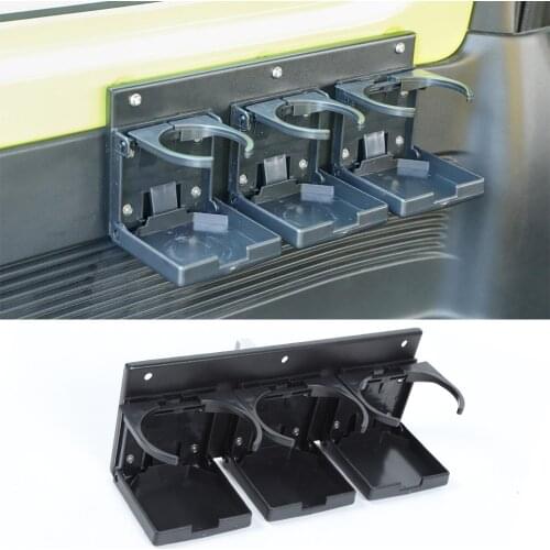 Interior Rear Row Water Cup Holder Drinks Mount Bracket Support for Suzuki Jimny 2019 2020 2021 Car Accessories