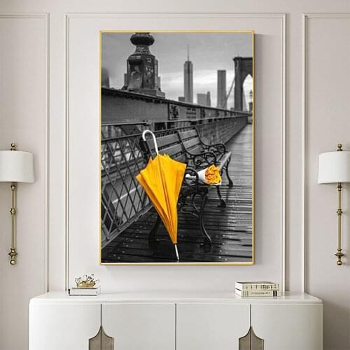 Black And White Landscape DIY Embroidery Cross Stitch 11CT Kits Craft Needlework Set Printed Canvas Cotton Thread Design