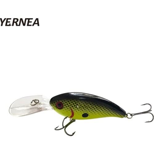 Yernea 1Pcs 10cm 15g Big Wobbler Fishing Lures Sea Trolling Minnow Artificial Bait Lifelike Carp Fishing Lure Pesca Crankbait