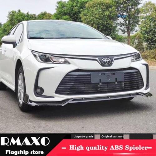 For Toyota Corolla Body kit spoiler 2019-2020 For XK ABS Rear lip rear spoiler front Bumper Diffuser Bumpers Protector