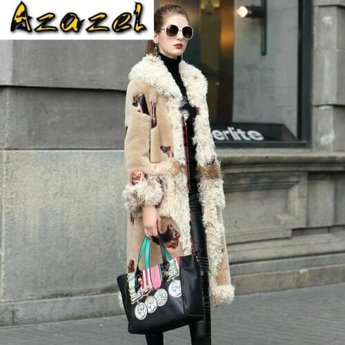 Natural Real Wool Female Jacket Autumn Winter Coat Women Clothes 2020 Korean Vintage Double-faced Fur Tops ZT4020