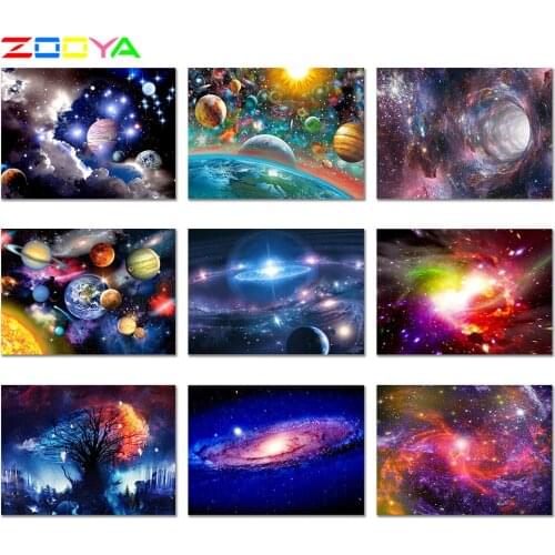 ZOOYA 5d diamond painting full drill square diamond embroidery starry sky diamond painting embroidery cross stitch kit BB1557