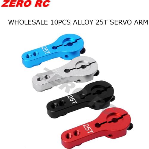 Wholesale 10PCS Aluminum 25T M3 Servo Arm Horn For Futaba Savox Xcore HL HSP Power HD Servos