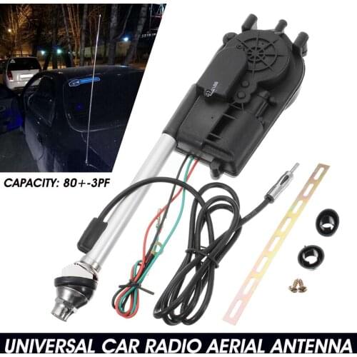 12V FM AM Automatic Universal Retractable Antenna Car Aerial Antenna Electric Radio Carro For VW For Toyota