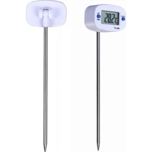 200pcs TA288 useful Kitchen Cooking Food Meat Probe BBQ Digital Thermometer, Chocolate Oven Thermometer
