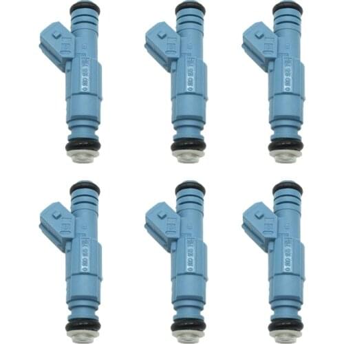 6PCS Fuel Injectors Nozzle OEM 0280155715 0 280 155 715 F5DE-B5A F5DEB5A For FORD MUSTANG 5.0L V8