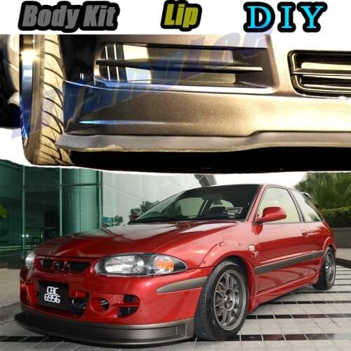 Car Bumper Lip Front Spoiler Skirt Deflector For Proton Satria / Neo Tune Car Modified Body Kit VIP Hella Flush Lips